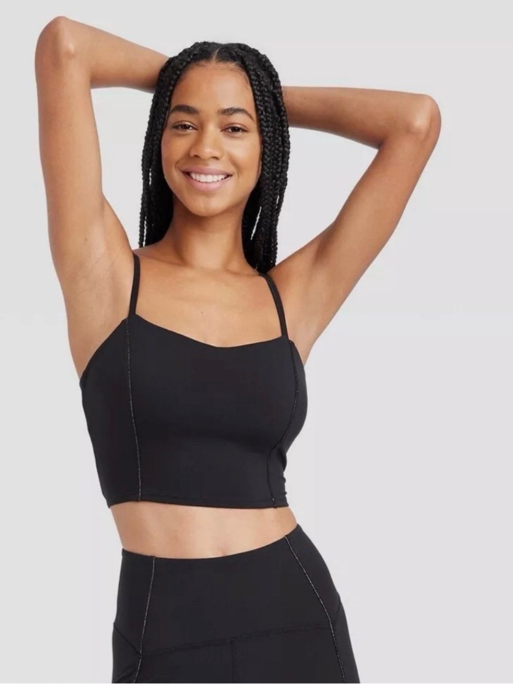 JoyLab Longline Sports Bra Adjustable Straps XL
